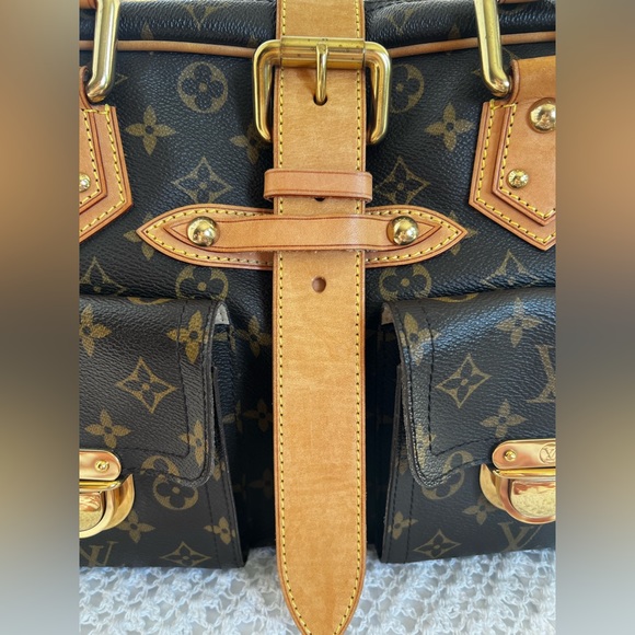 Louis Vuitton Monogram Manhattan GM Tote|Satchel, Canvas|Vachetta|Leather - Picture 6 of 16